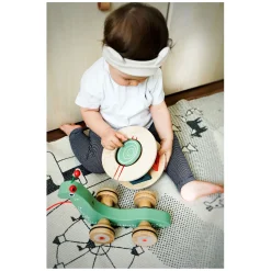 Small Foot - Houten Trekfiguur Vormenstoof Slak, 6dlg.