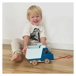 Small Foot - Houten Trekfiguur Kiepvrachtwagen