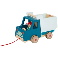 Small Foot - Houten Trekfiguur Kiepvrachtwagen