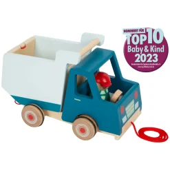 Small Foot - Houten Trekfiguur Kiepvrachtwagen