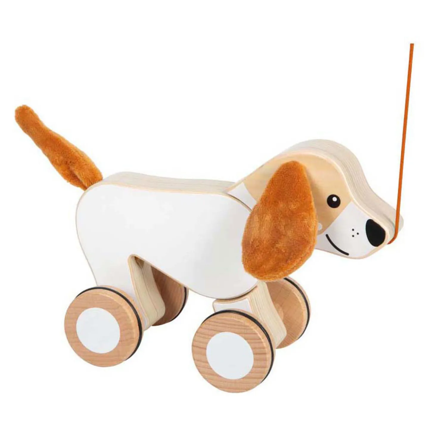 Small Foot - Houten Trekhond met Knisperende Oren