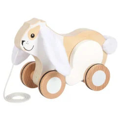 Small Foot - Houten Trekkonijn met Knisperende Oren