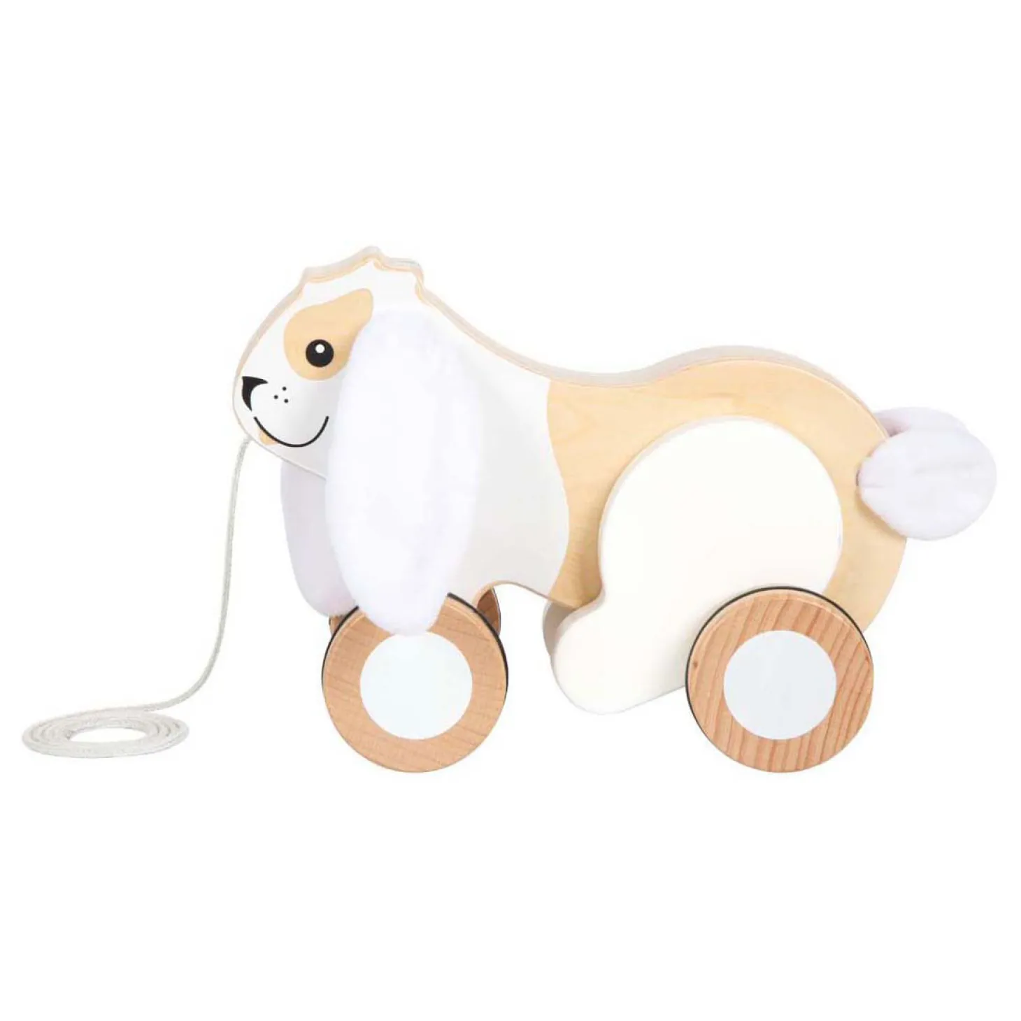 Small Foot - Houten Trekkonijn met Knisperende Oren