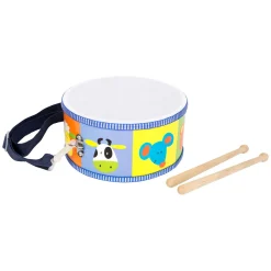 Small Foot - Houten Trommel Dieren met Stokken, 3dlg.