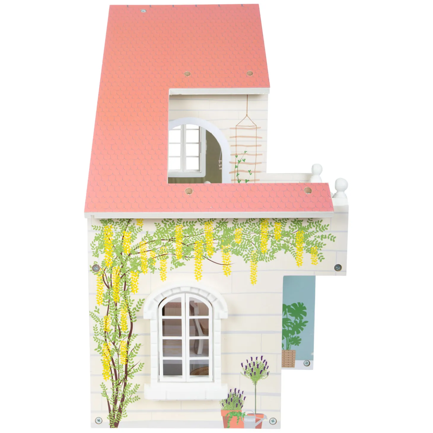 Small Foot - Houten Urban Villa Poppenhuis met Meubeltjes, 9dlg.