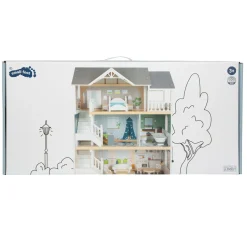 Small Foot - Houten Urban Villa Poppenhuis met Accessoires, 13dlg.