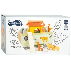 Small Foot - Houten Vormenstoof Ark van Noach Safari, 15dlg.