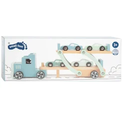 Small Foot - Houten Vrachtwagen Transporter Chicago met Auto's, 9dlg.