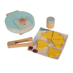 Small Foot - Houten Wafelijzer Speelset, 10dlg.