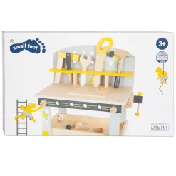 Small Foot - Houten Werkbank Compact Miniwob, 34dlg.