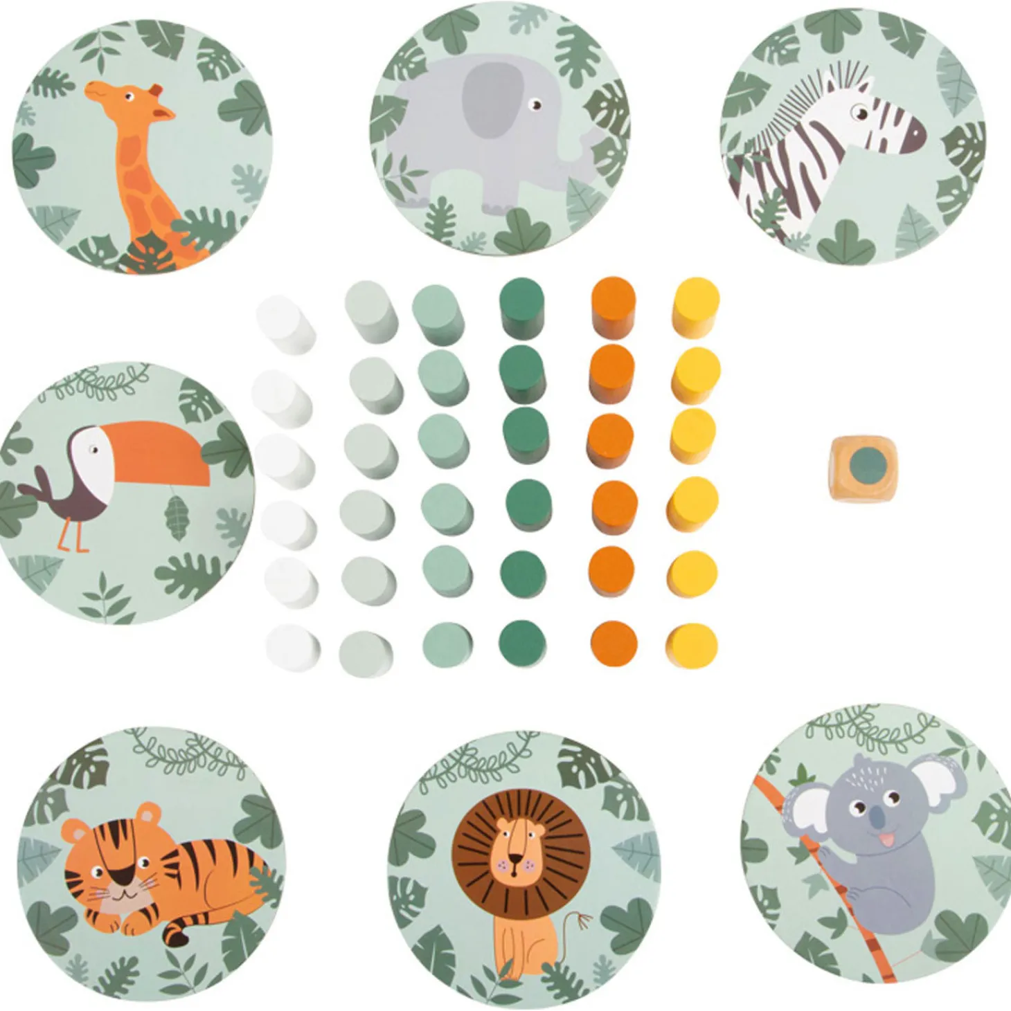 Small Foot - Houten Wiebeltoren Safari Spel