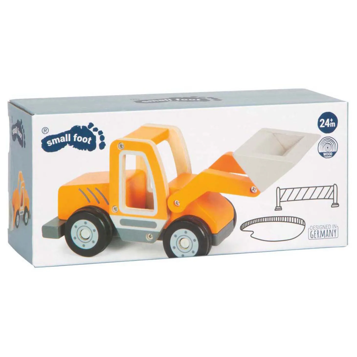 Small Foot - Houten Wiellader met Shovel