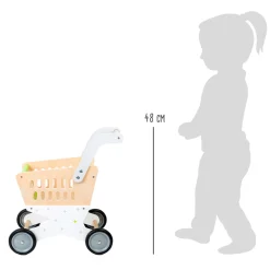 Small Foot - Houten Winkelwagen Supermarkt