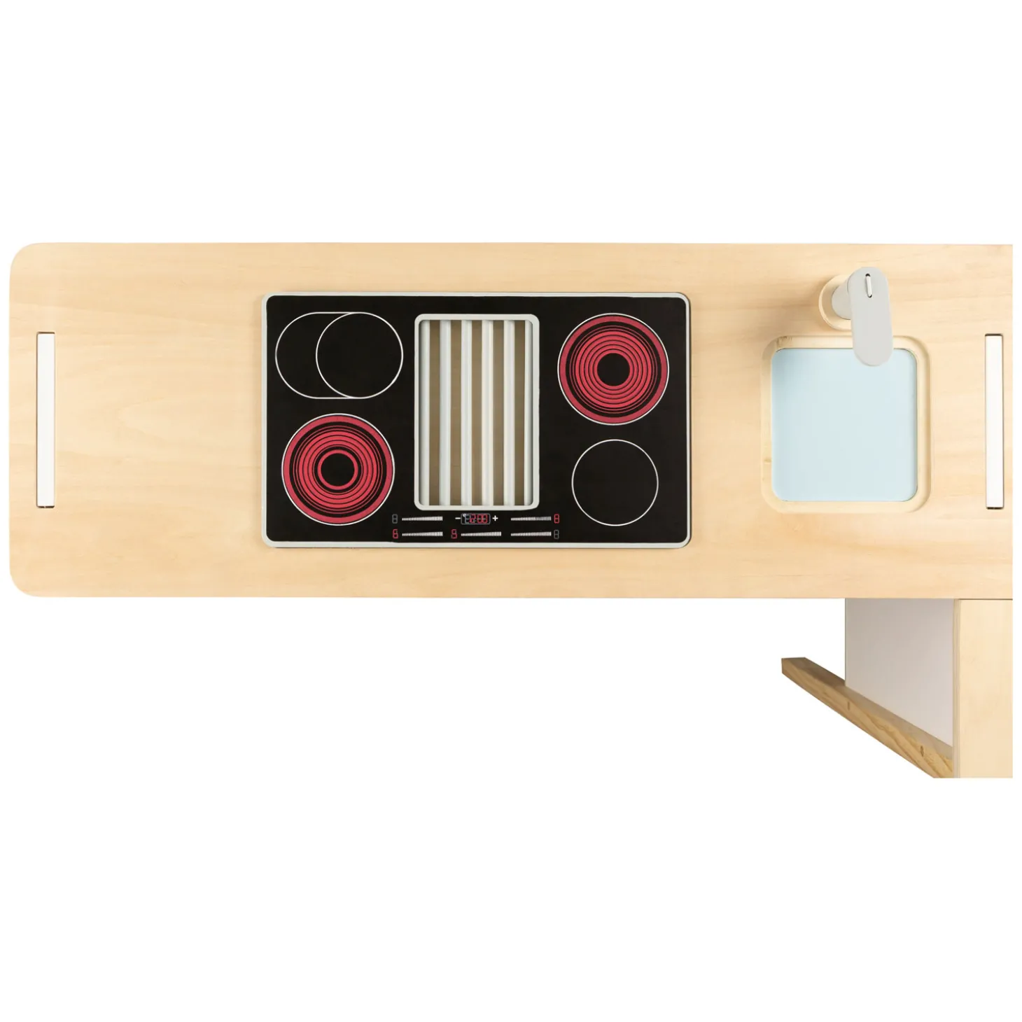 Small Foot - Houten Winkel Wit met Kassa en Lopende Band