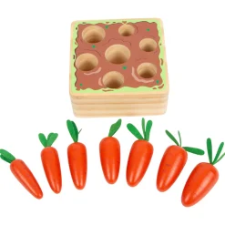 Small Foot  -  Houten Wortel Vormenspel, 8dlg.
