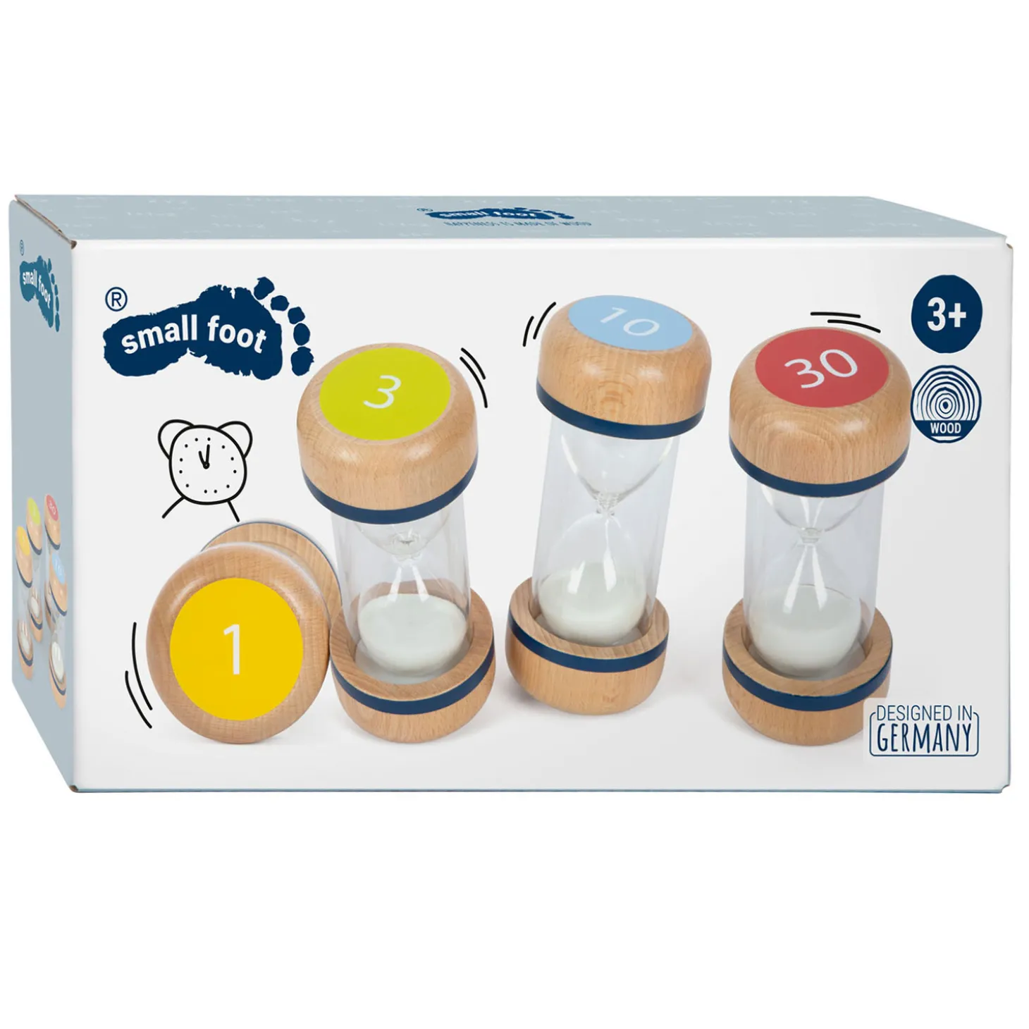 Small Foot - Houten Zandlopers XL Set, 4dlg.