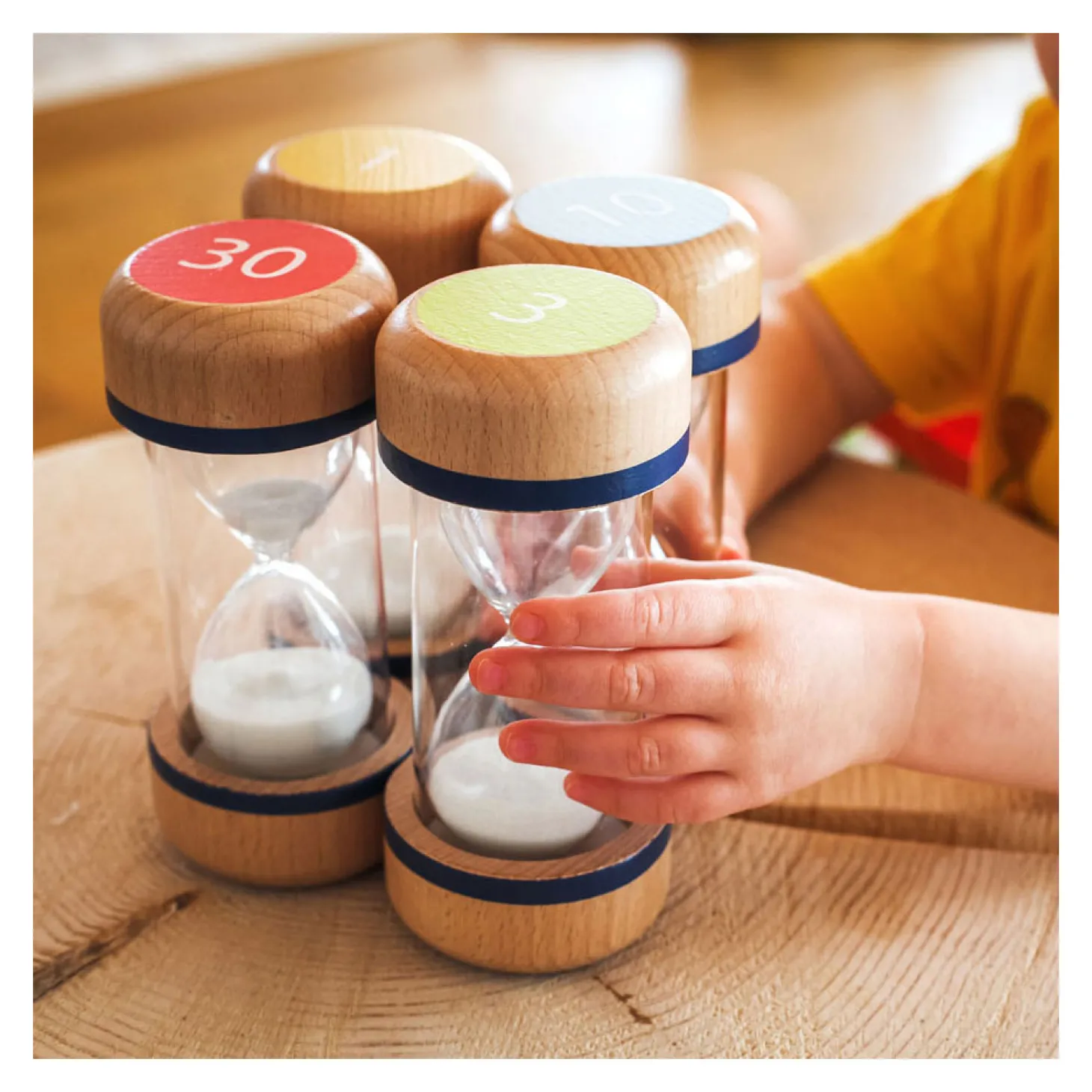 Small Foot - Houten Zandlopers XL Set, 4dlg.