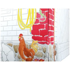 Small Foot - Kartonnen Speelhuis Boerderij, 87x71x88cm