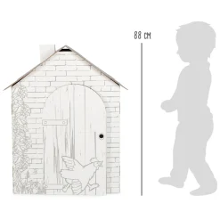 Small Foot - Kartonnen Speelhuis Boerderij, 87x71x88cm