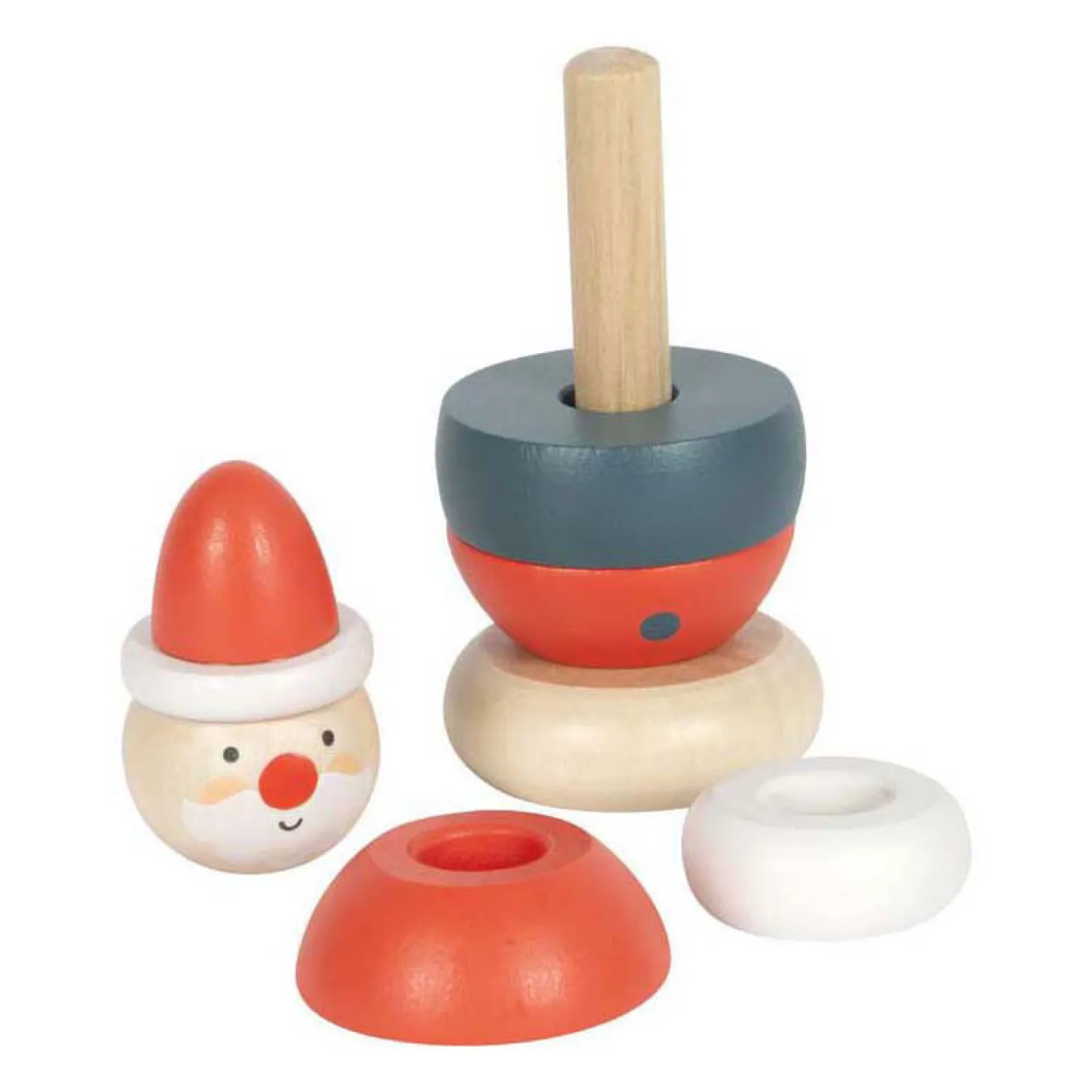 Small Foot - Kerst- en Winter Stapeltoren, 9 stuks