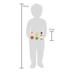 Small Foot - Kerst- en Winter Stapeltoren, 9 stuks