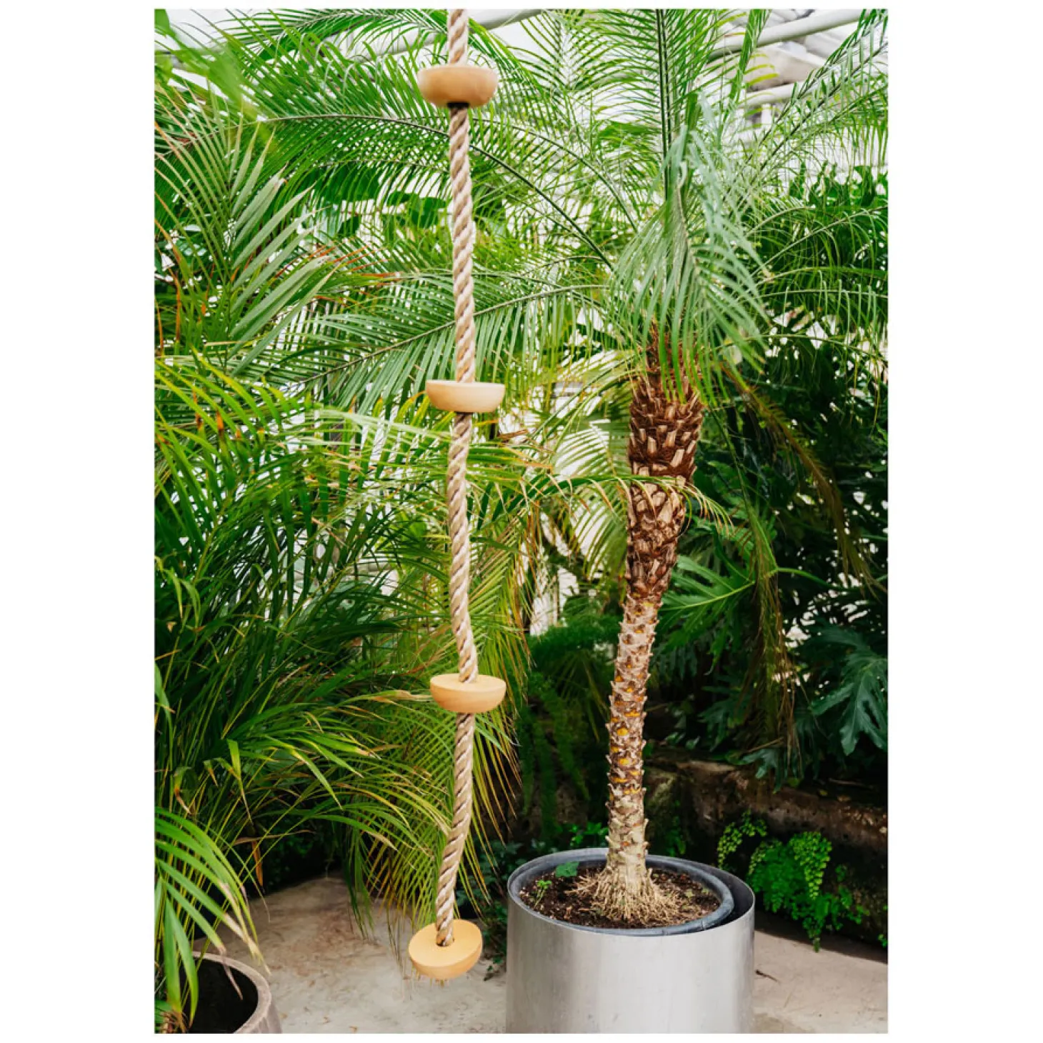 Small Foot - Klimladder met Houten Opstapjes, 190cm