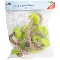 Small Foot - Klimtouw en Schommel 2in1 Groen, 190cm