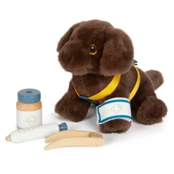 Small Foot - Knuffel Hond met Draagtas en Verzorgingsset