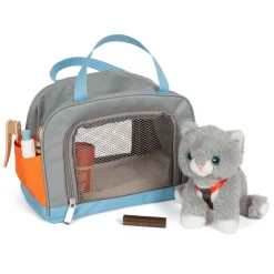 Small Foot - Knuffel Kat met Draagtas en Verzorgingsset