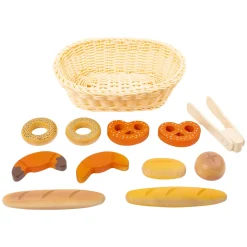 Small Foot - Kunststof Broodmand met Speeleten Brood, 12dlg.