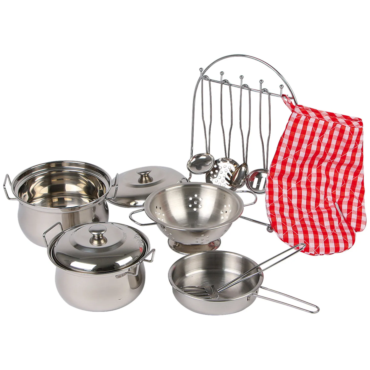 Small Foot - Metalen Kinder Kookgerei Set, 13dlg.