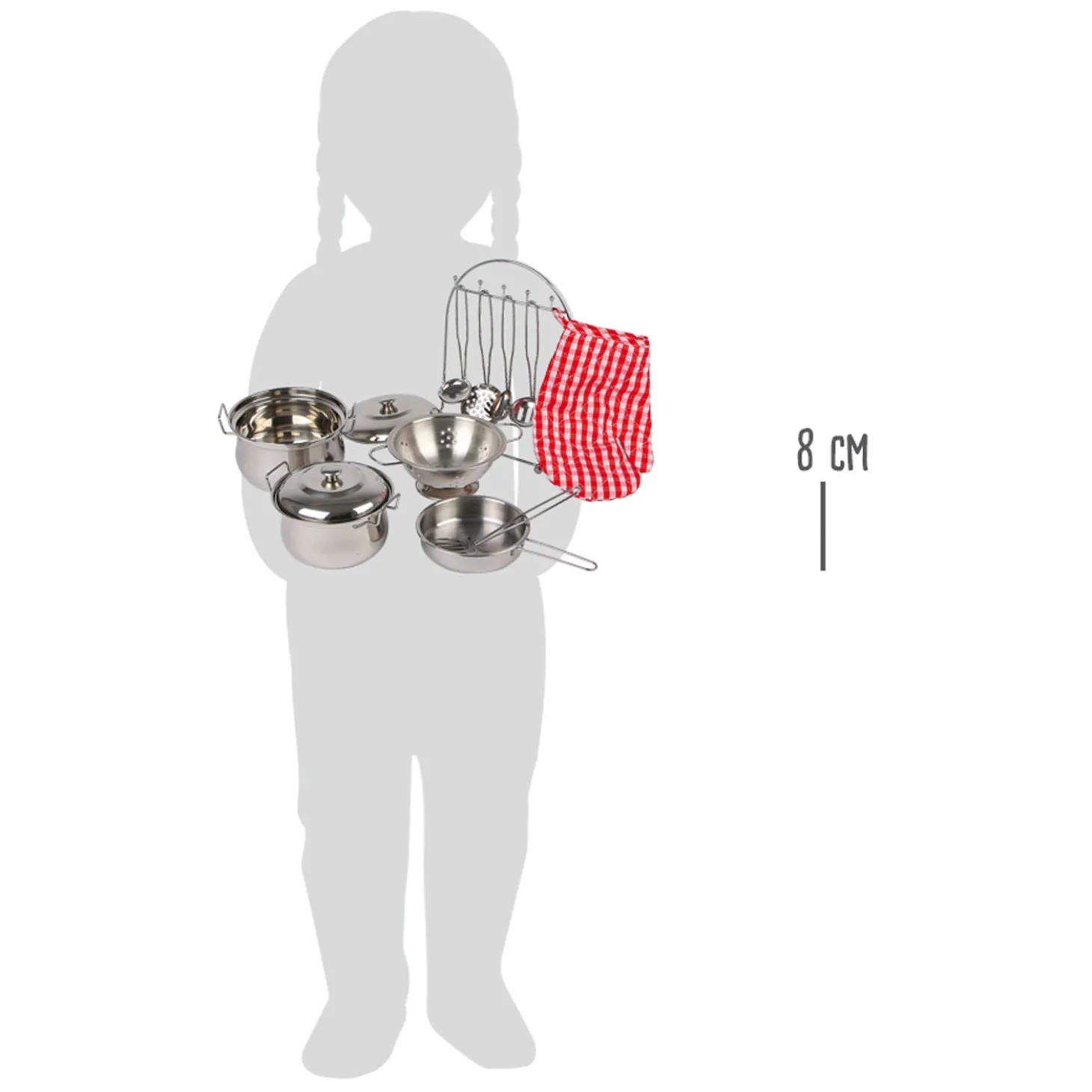 Small Foot - Metalen Kinder Kookgerei Set, 13dlg.