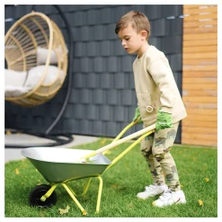 Small Foot - Metalen Kruiwagen met Tuingereedschap, 5dlg.