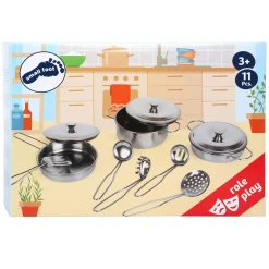 Small Foot - Metalen Pannenset, 11dlg,