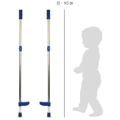 Small Foot - Metalen Stelten Verstelbaar Blauw, 145cm