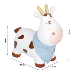 Small Foot - Opblaasbare Koe 24cm