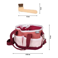Small Foot - Paardenverzorgingsset met Tas Rood