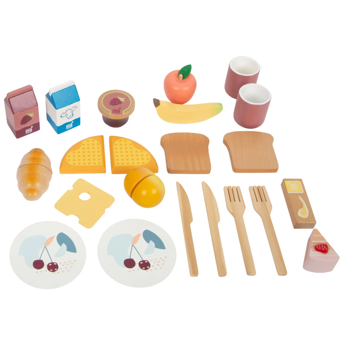 Small Foot - Picknickset met Houten Speeleten Tasty, 26dlg.