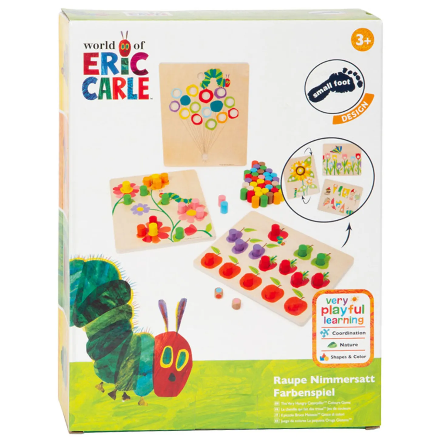 Small Foot - Rupsje Nooitgenoeg Houten Kleurenspel