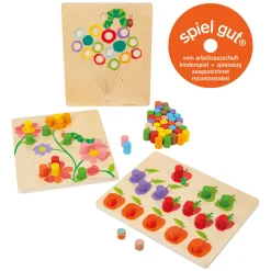 Small Foot - Rupsje Nooitgenoeg Houten Kleurenspel