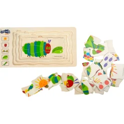 Small Foot  -  Rupsje Nooitgenoeg Lagenpuzzel, 36dlg.