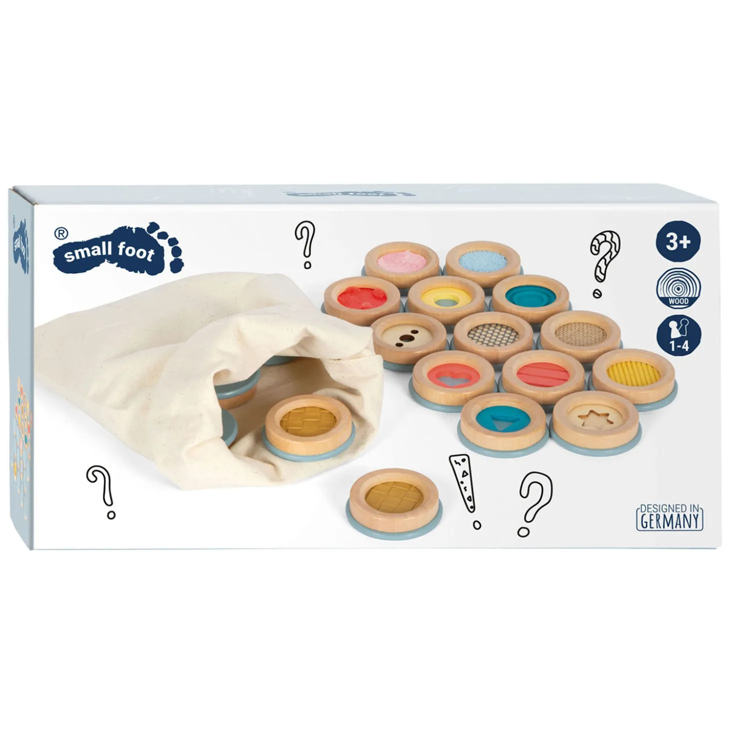 Small Foot - Sensorisch Houten Geheugenspel Sensory