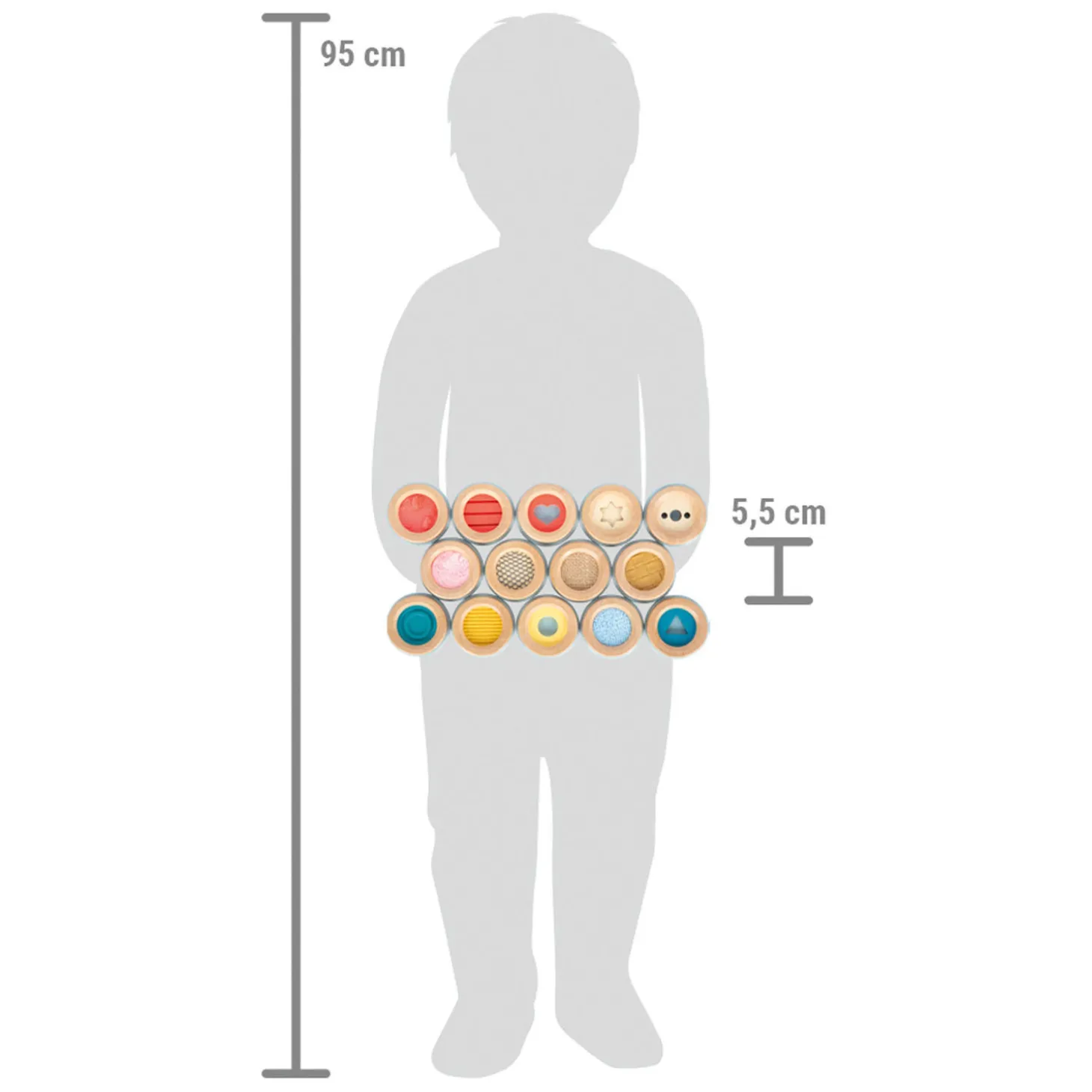 Small Foot - Sensorisch Houten Geheugenspel Sensory