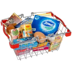 Small Foot - Speeleten in Metalen Winkelmandje, 25dlg.