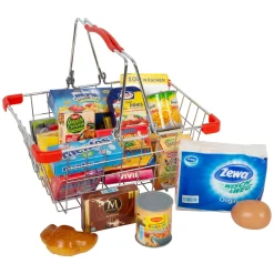 Small Foot - Speeleten in Metalen Winkelmandje, 25dlg.