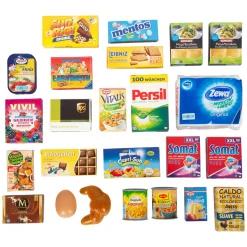 Small Foot - Speeleten in Metalen Winkelmandje, 25dlg.