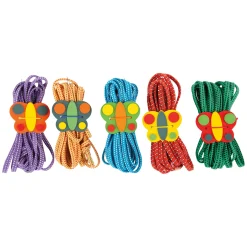 Small Foot - Springelastiek Vlinder Kleur, Set van 5