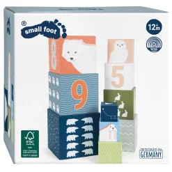 Small Foot - Stapelblokken Karton Arctic, 10dlg.