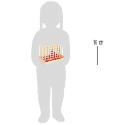 Small Foot  -  Vier op een Lijn Reisspel Hout