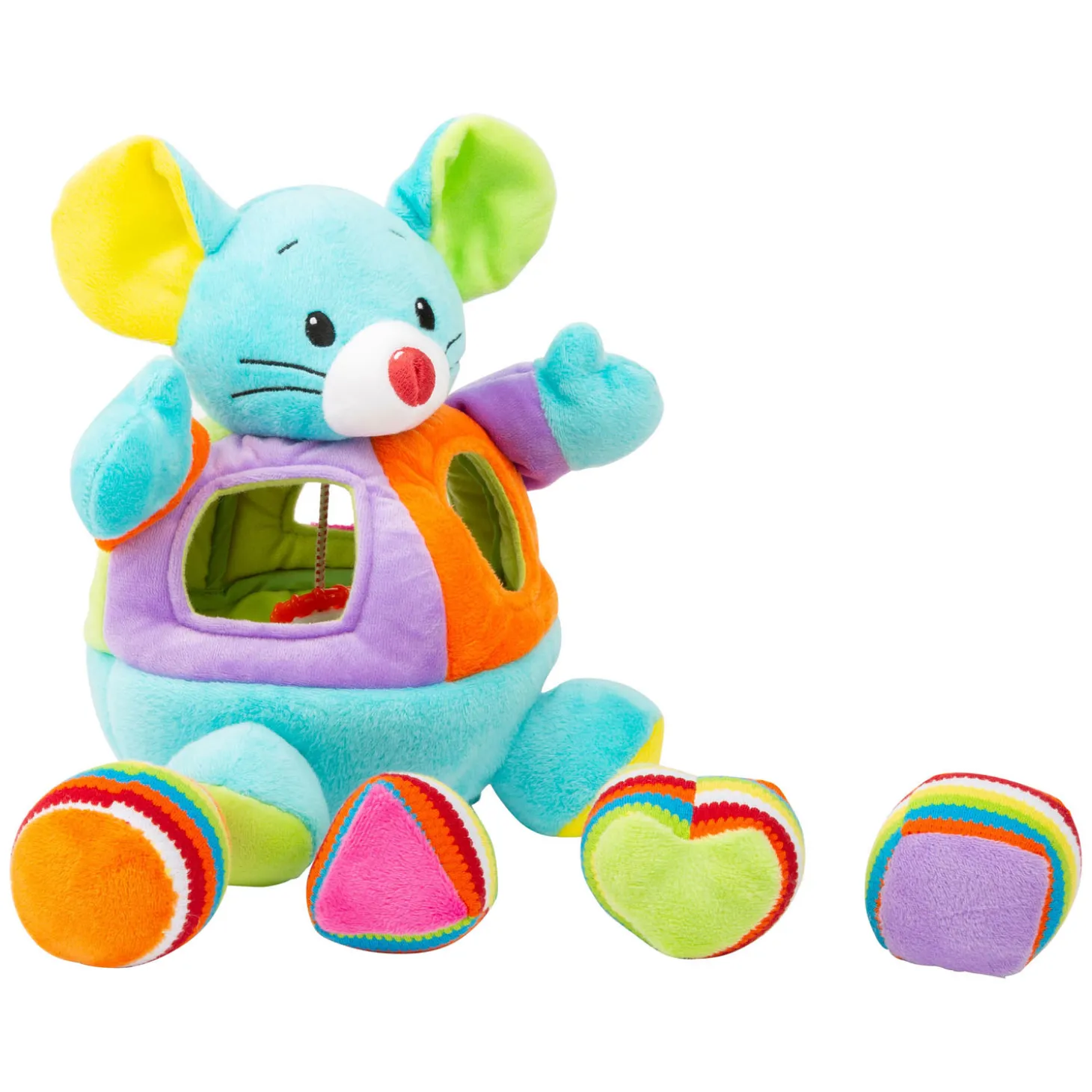 Small Foot - Vormenstoof Muis Pluche, 5dlg.